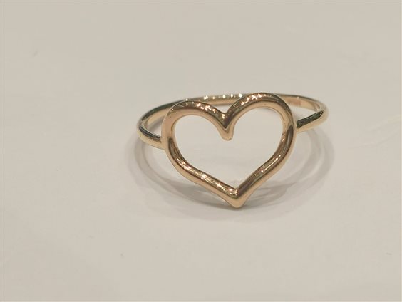 Anello Gazzola Donna in Oro giallo ANOGFEMPTYHEARTMONICM12 - ANOGFEMPTYHEARTMONICM12